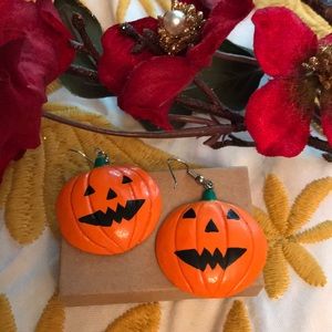🎃🎃Jack-o-Lantern Pierces Earrings - Super Cute